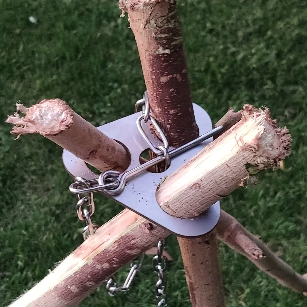Outdoor BBQ Tripod Portable De - огляд і ціна Camping Cooking Utilities