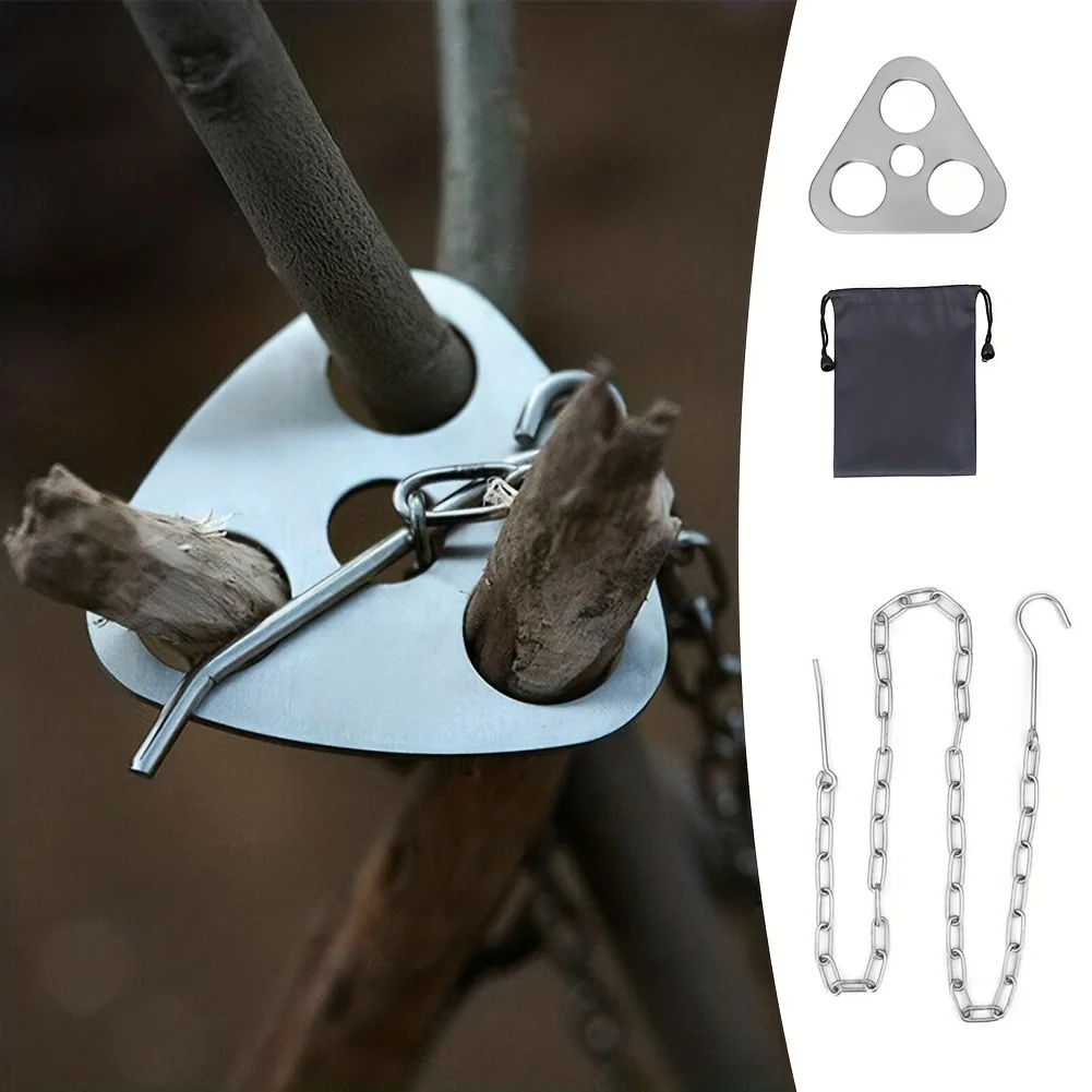 Outdoor BBQ Tripod Portable De - огляд і ціна Camping Cooking Utilities