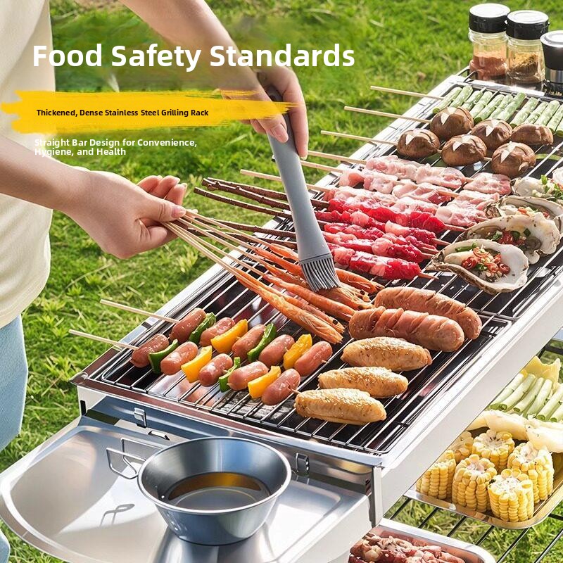 Portable Stainless Steel BBQ G - огляд і ціна Camping Cooking Requirements