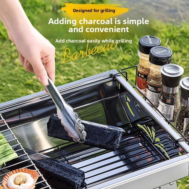 Portable Stainless Steel BBQ G - огляд і ціна Camping Cooking Requirements