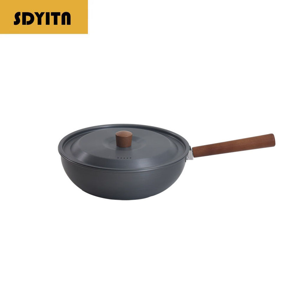 Outdoor Aluminum Alloy Wok Wit - огляд і ціна Camping Cooking Wok