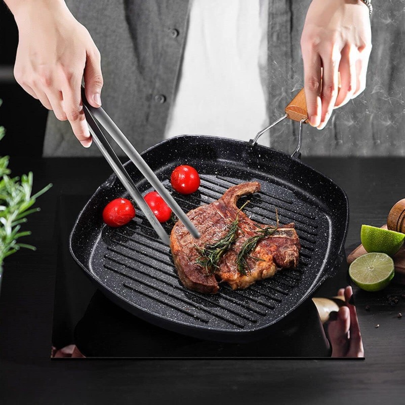 Square Grilling Skillet Steak  - огляд і ціна Skillet Cast Iron Camp