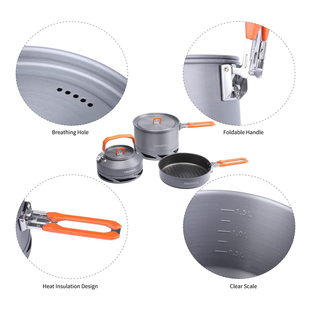Fire Maple Camping Cookware Ut - огляд і ціна Camping Cooking Ware