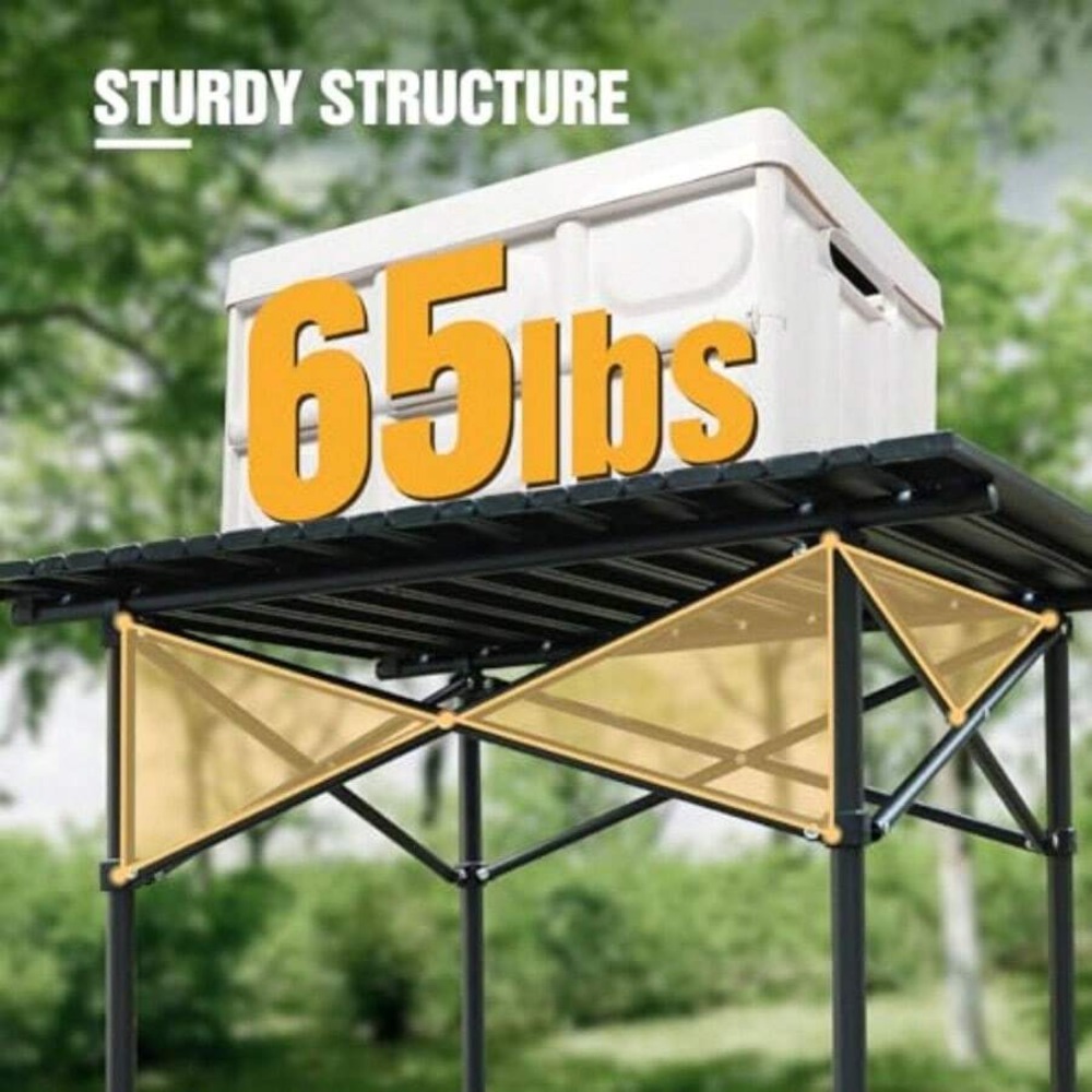 Roll Up Camping Table Folds Fl - огляд і ціна Camping Cooking Requirements