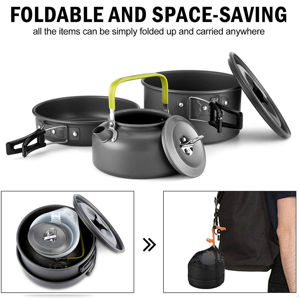 Outdoor Camping Cookware Set M - огляд і ціна Camping Cooking Sets