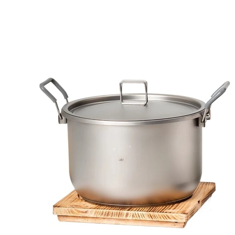 6L Titanium Pot with Lid Durab - огляд і ціна Camping Cooking Pot Large