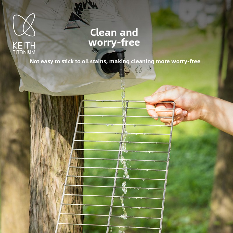 KEITH Pure Titanium Barbecue G - огляд і ціна Camping Cooking Easy
