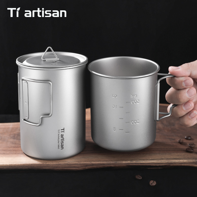 Tiartisan 750ml/ 900ml Titaniu - огляд і ціна Camping Cooking Pot Large