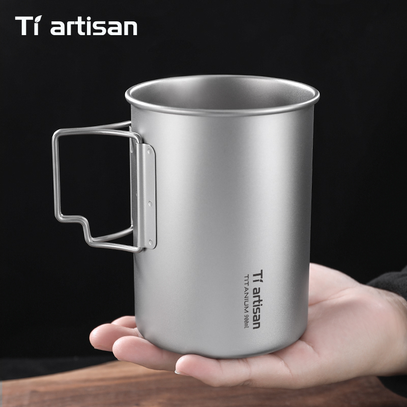 Tiartisan 750ml/ 900ml Titaniu - огляд і ціна Camping Cooking Pot Large